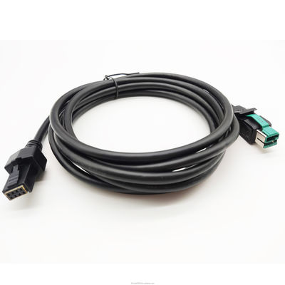 12V 24V 電源付きUSBプリンターケーブル 12V から 2X48P 1M-5M UL20276