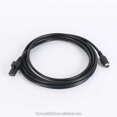 2X4P から 4P Din USB プリンターケーブル 24V 12V 電源付き USB ケーブル組