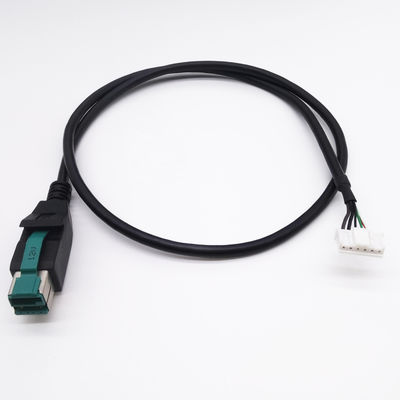 POS機器プリンター 12V 24V 搭載 USB 男性 JST コネクタ