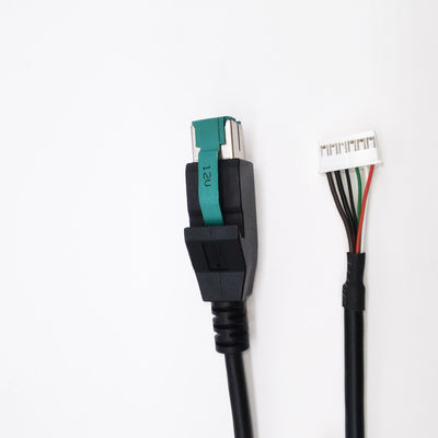 6A 急速充電 12V 24V パワー付きUSBケーブル 男性からJST接続器 プリンタータブレット