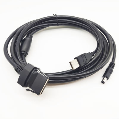 2m 12V 24V USBプリンターケーブル 8P DC POS機器への接続