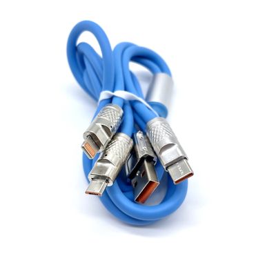 USB 3 イン 1 充電 データケーブル 3A 5A 急速充電